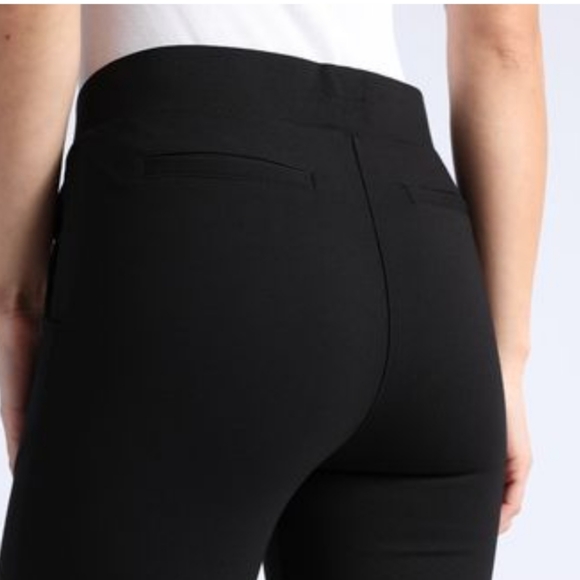 Betabrand 6 Button Straight Leg Dress Pant Yoga Pant Sz. M - Picture 5 of 8